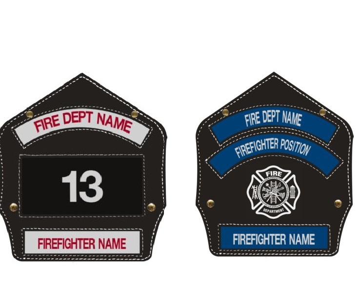 Bullard Leather Helmet Front Only WFR Wholesale Fire & Rescue